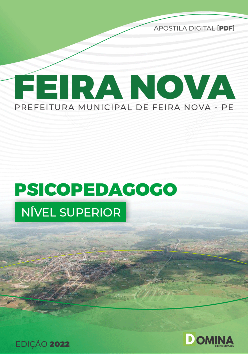 Apostila Digital Pref Feira Nova PE 2022 Psicólogo