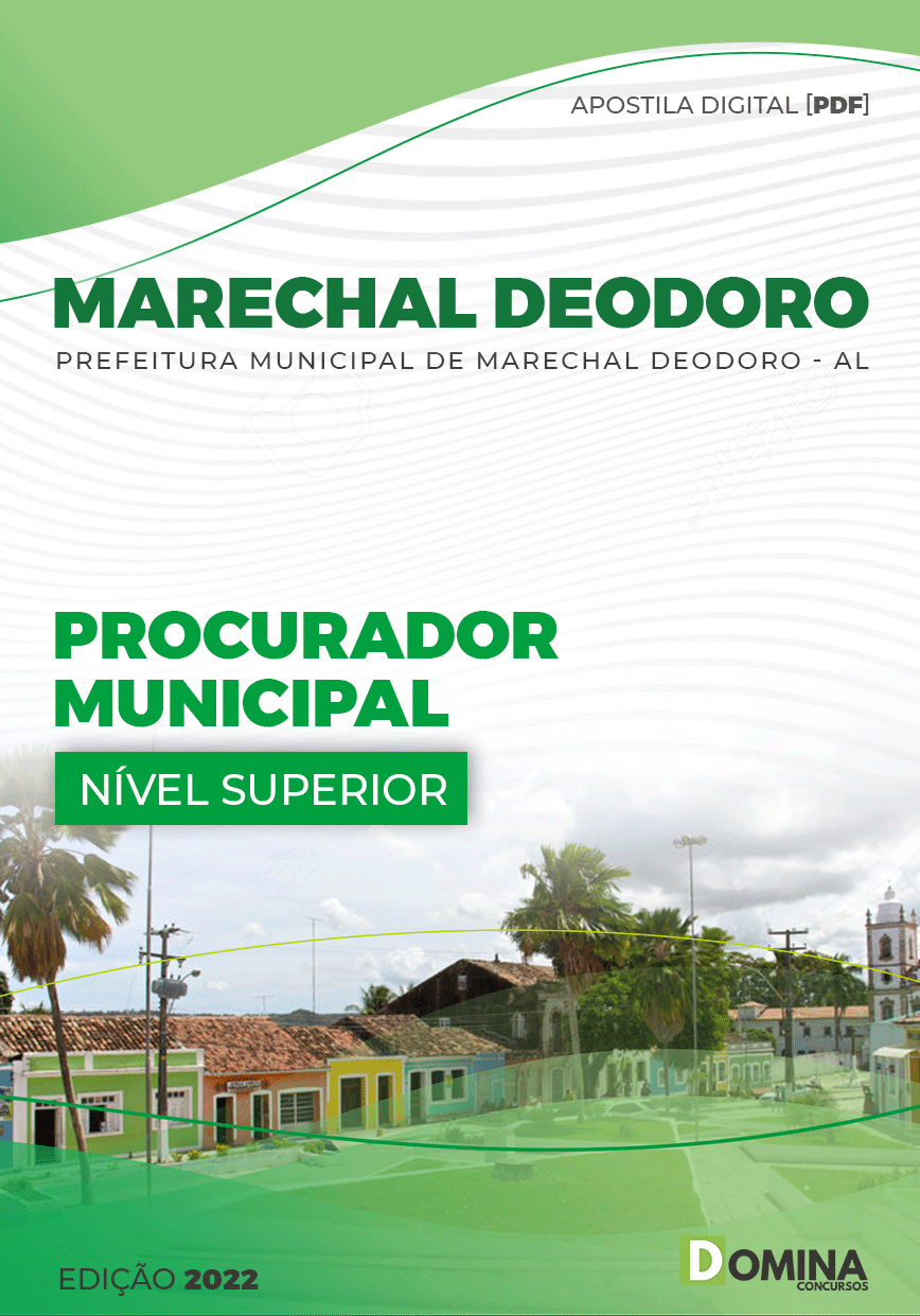 Apostila Pref Marechal Deodoro AL 2023 Procurador Municipal