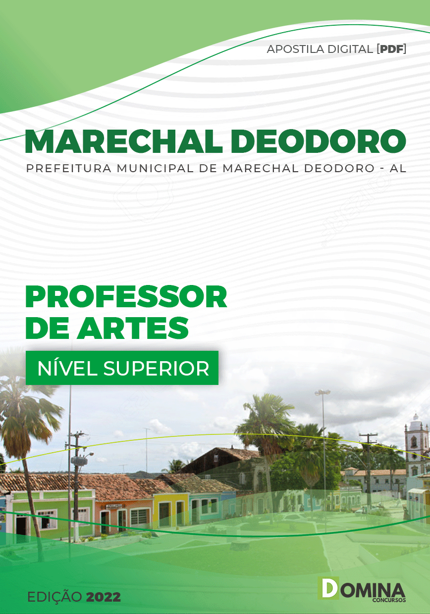 Apostila Pref Marechal Deodoro AL 2023 Professor Artes