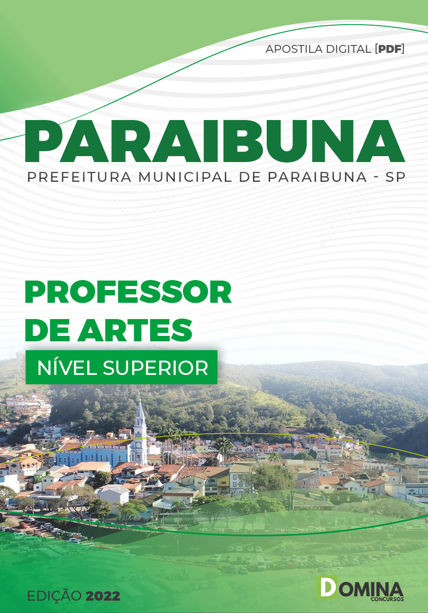 Apostila Concurso Pref Paraibuna SP 2022 Professor Artes