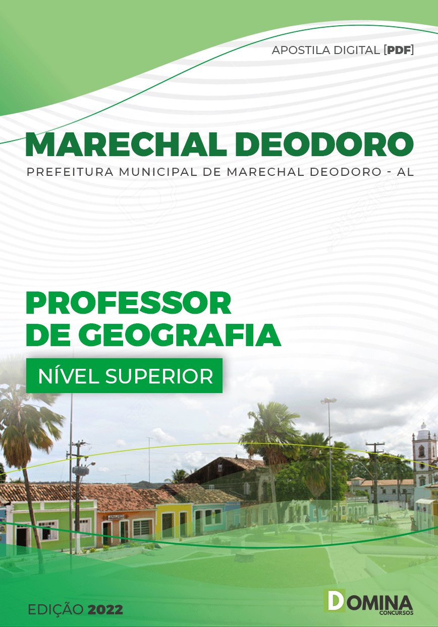 Apostila Pref Marechal Deodoro AL 2023 Professor Geografia