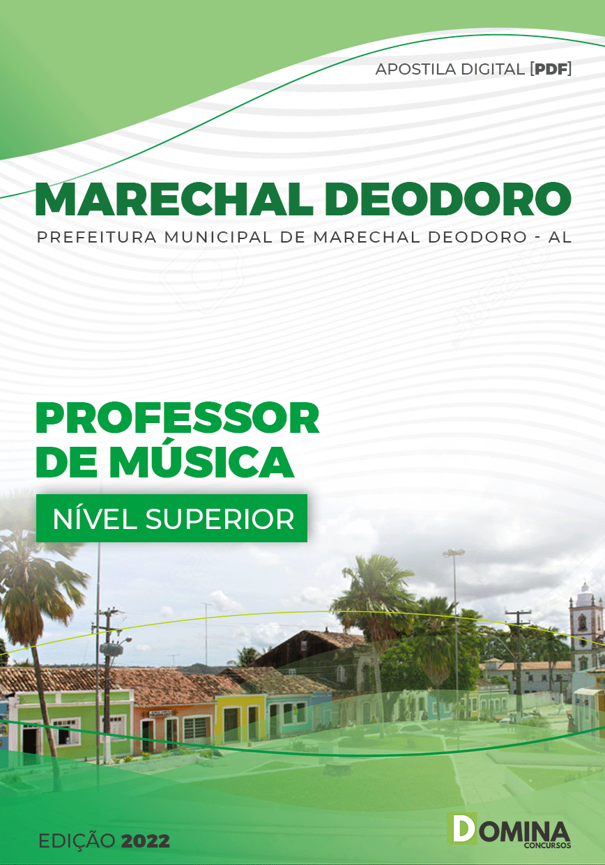 Apostila Pref Marechal Deodoro AL 2023 Professor Música