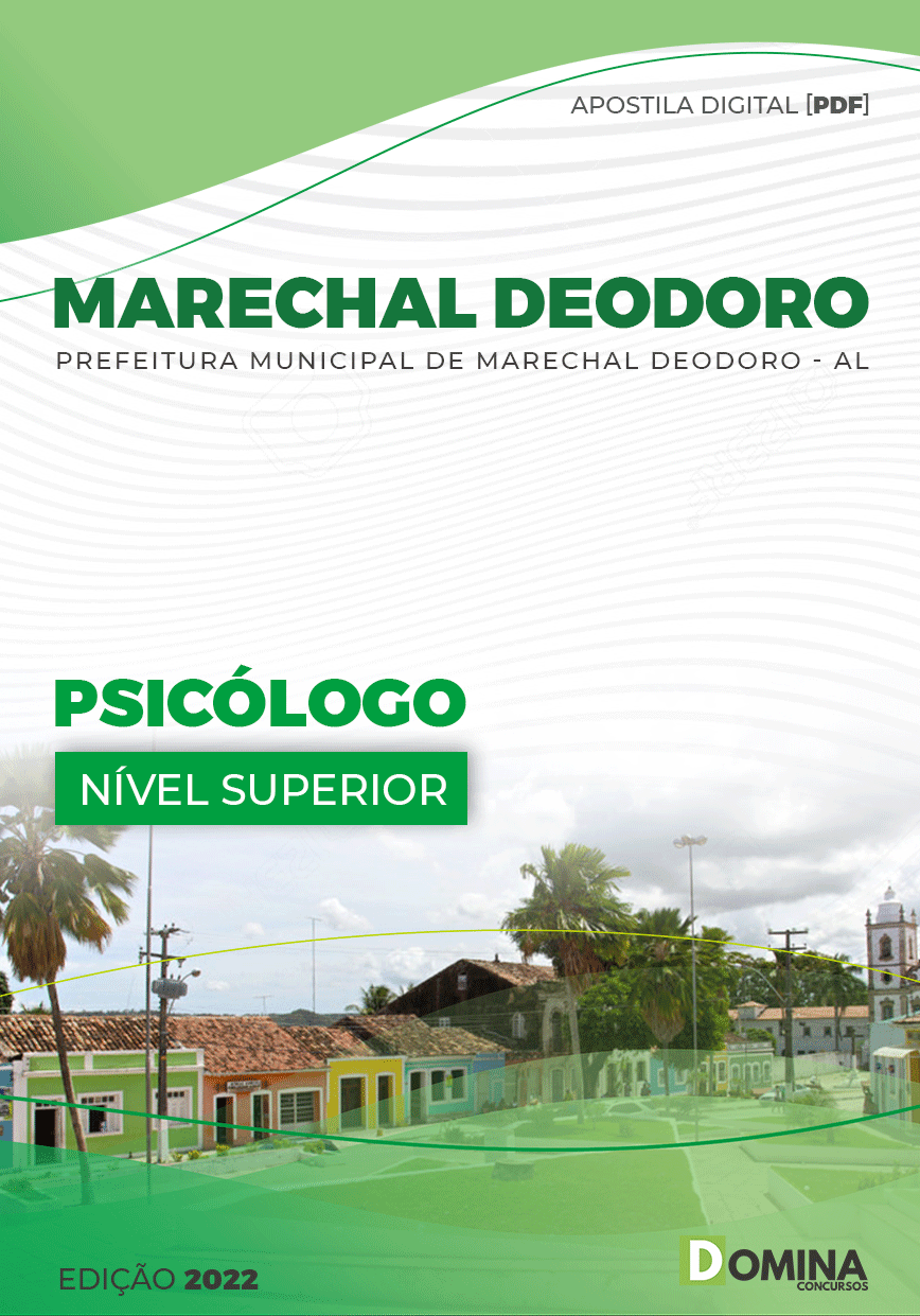Apostila Pref Marechal Deodoro AL 2023 Psicólogo