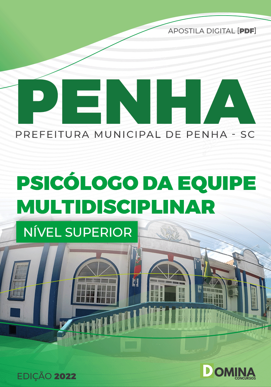 Apostila Digital Concurso Pref Penha SC 2022 Psicólogo