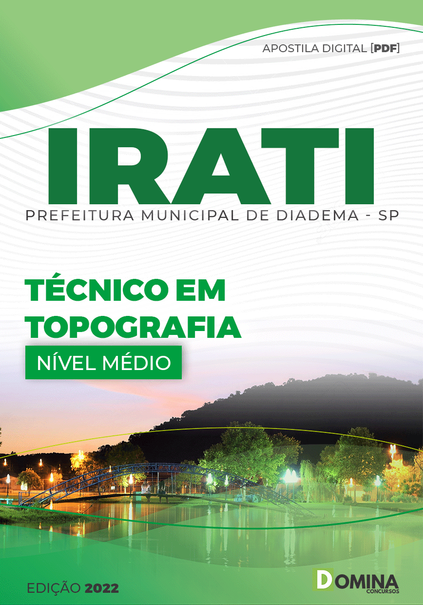 Apostila Digital Pref Irati PR 2022 Técnico Topografia