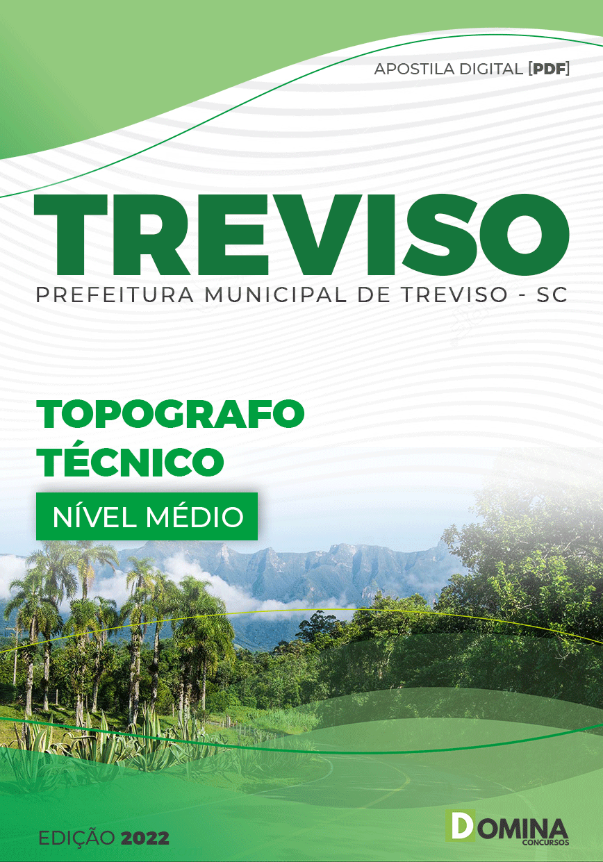Apostila Concurso Pref Treviso SC 2022 Topografo Técnico