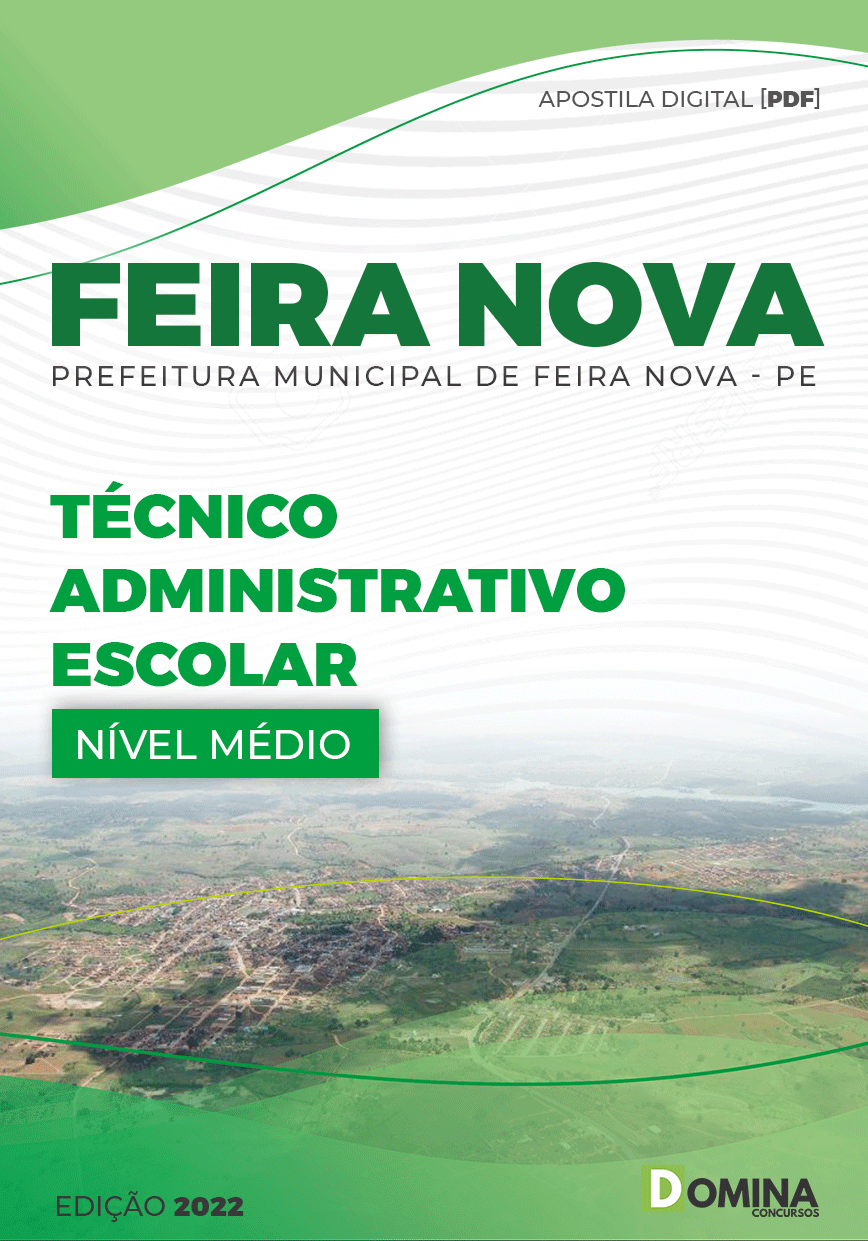 Apostila Pref Feira Nova PE 2022 Técnico Administrativo Escolar