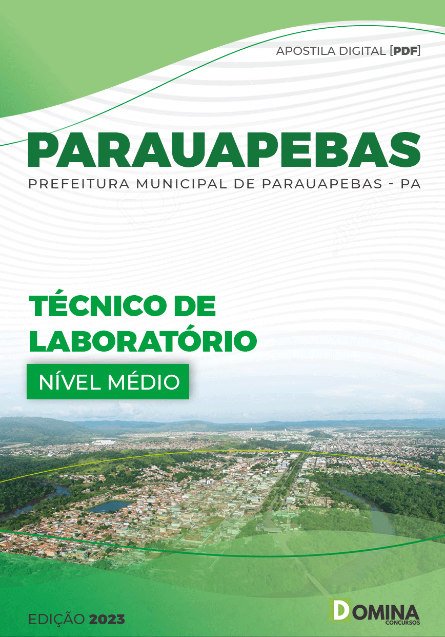 Apostila Pref Parauapebas PA 2022 Técnico Laboratório