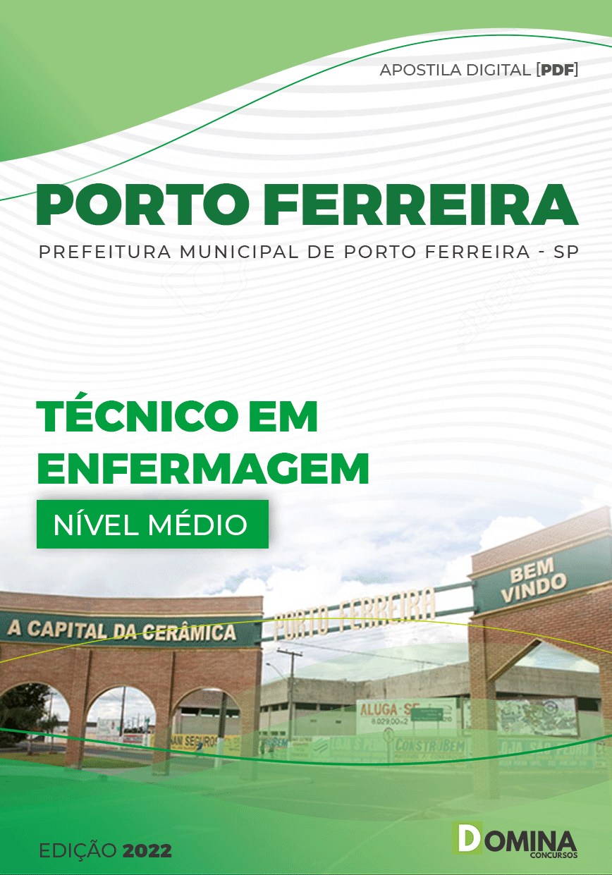 Apostila Pref Porto Ferreira SP 2022 Técnico Enfermagem