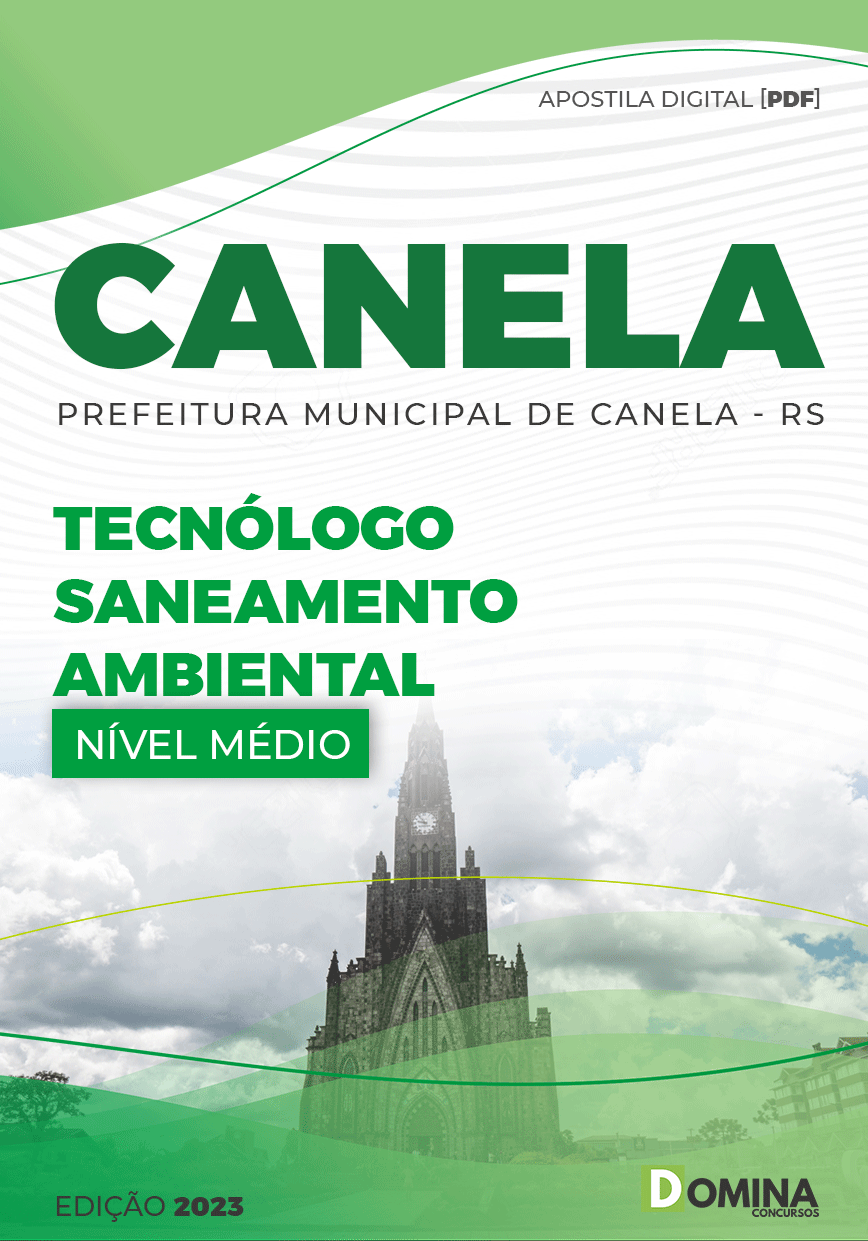 Apostila Pref Canela RS 2023 Tecnólogo Saneamento Ambiental