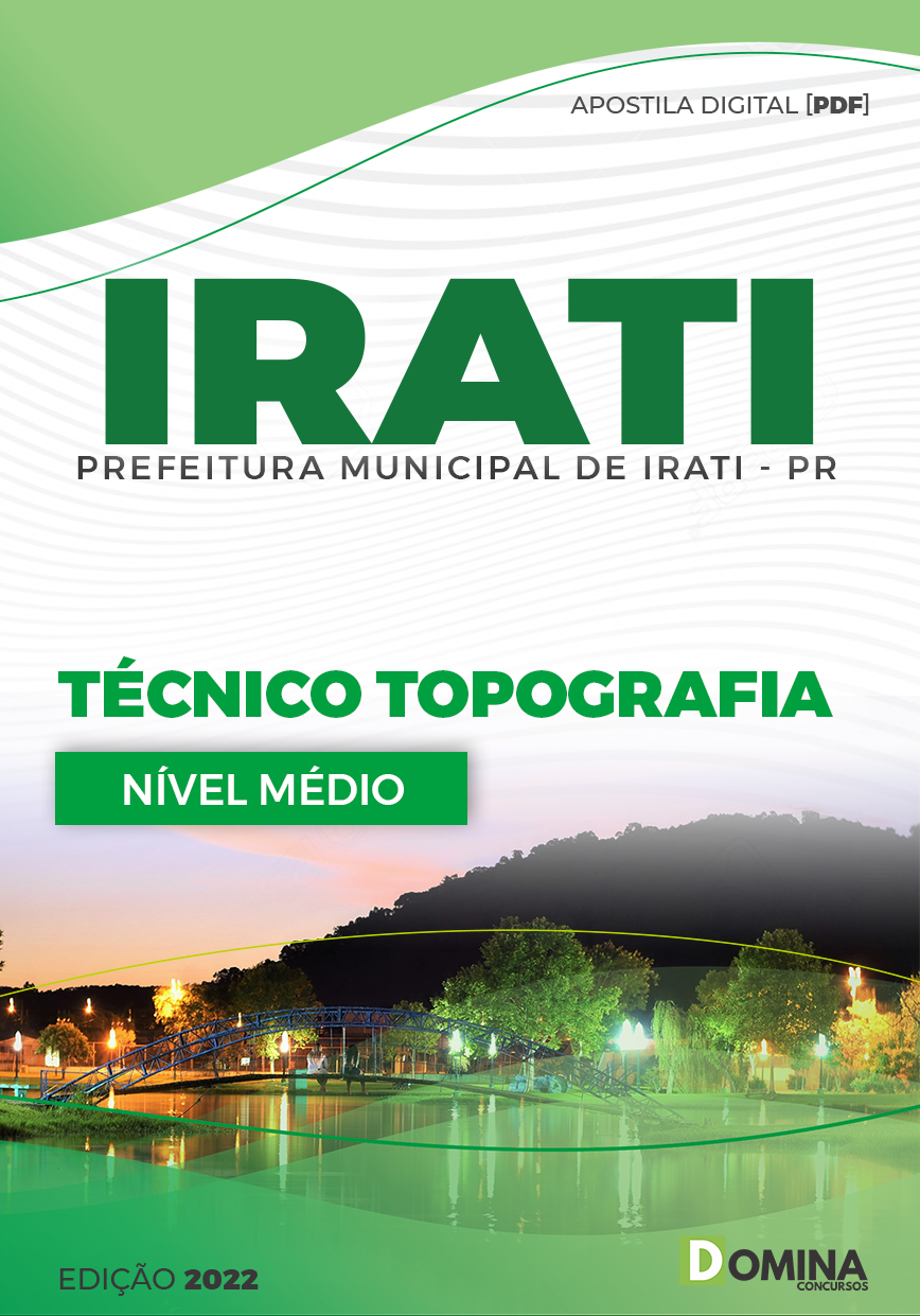Apostila Digital Pref Irati PR 2022 Técnico Topografia
