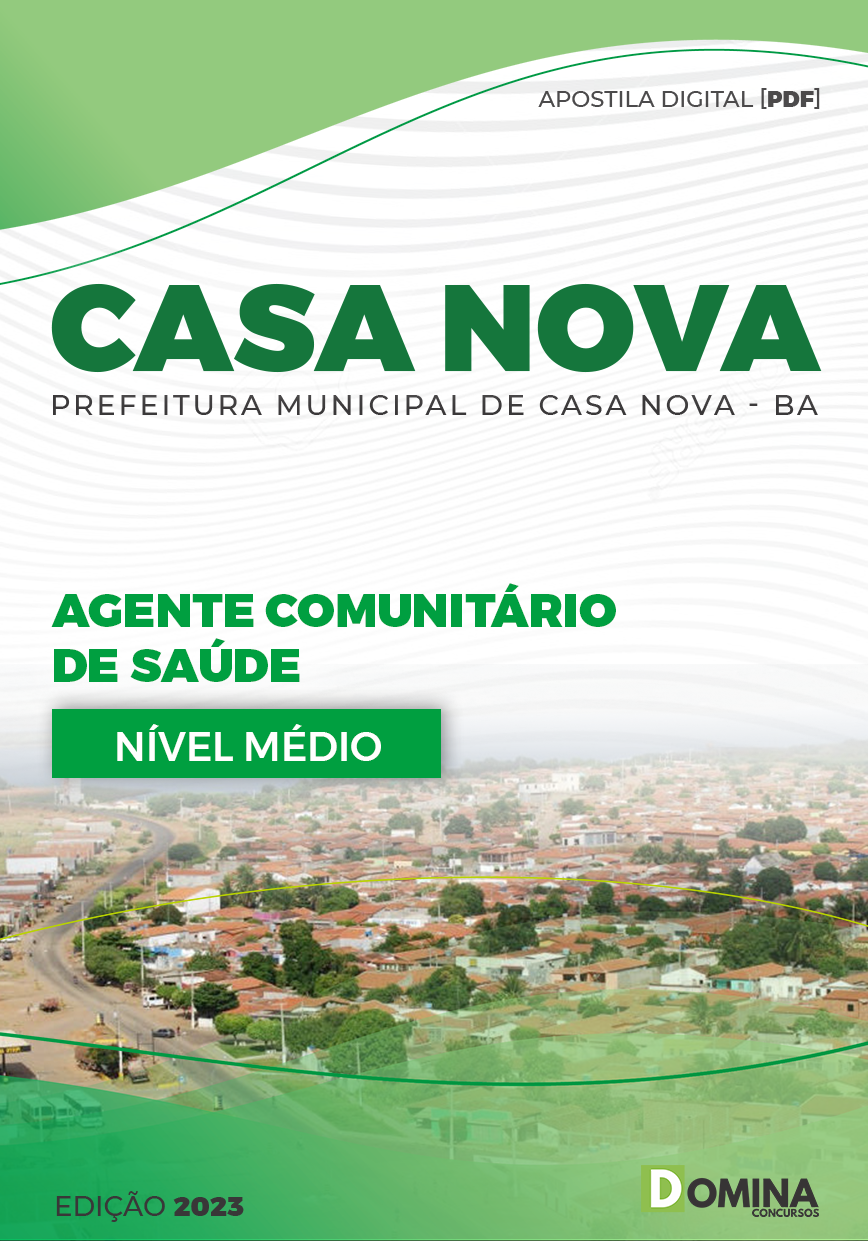 Apostila Pref Casa Nova BA 2023 Agente Comunitário Saúde