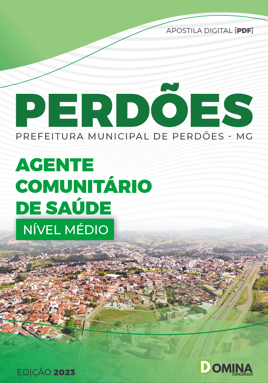 Apostila Pref Perdões MG 2023 Agente Comunitário Saúde