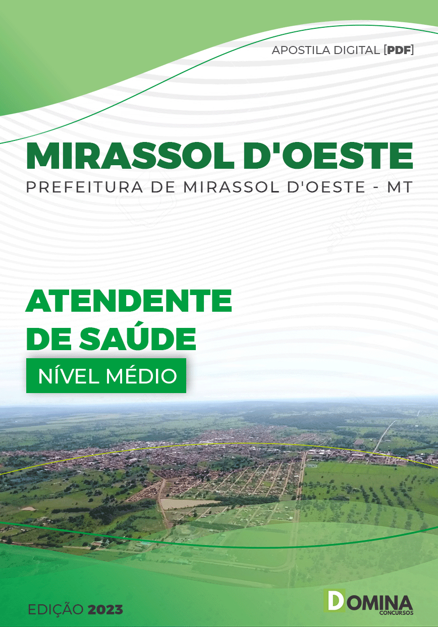 Apostila Pref Mirassol D’oeste MT 2023 Atendente Saúde
