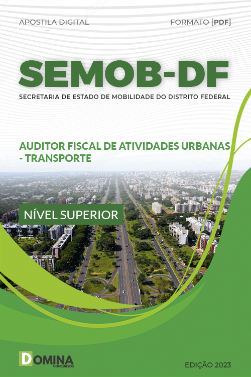 Apostila SEMOB DF 2023 Auditor Atividades Transporte