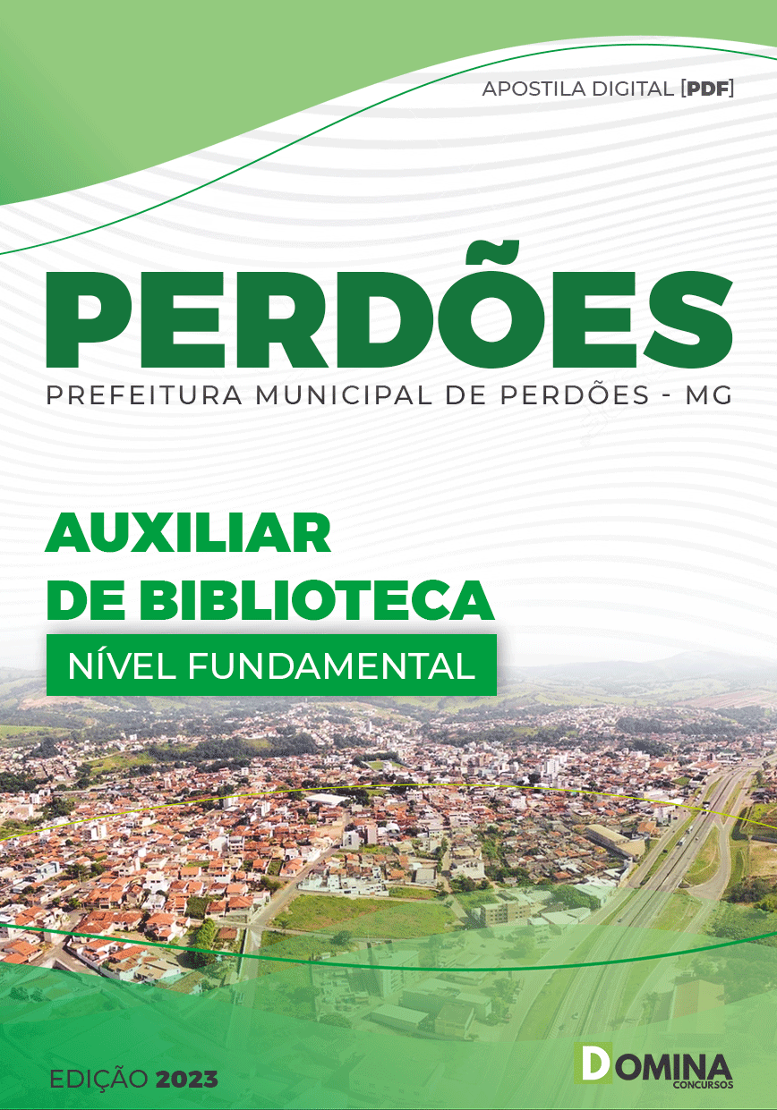 Apostila Concurso Pref Perdões MG 2023 Auxiliar Dentista