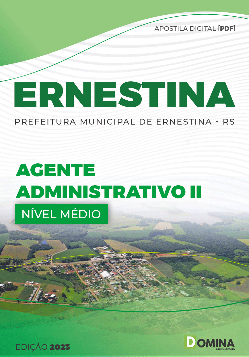 Apostila Pref Ernestina RS 2023 Auxiliar Administrativo III