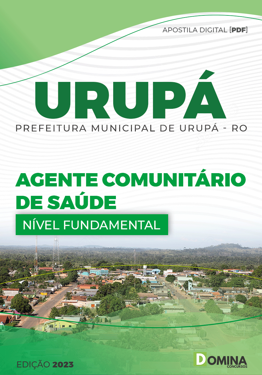 Apostila Pref Urupá RO 2023 Agente Comunitário Saúde