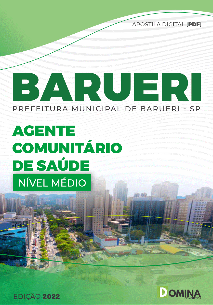 Apostila Pref Barueri SP 2023 Agente Comunitário Saúde