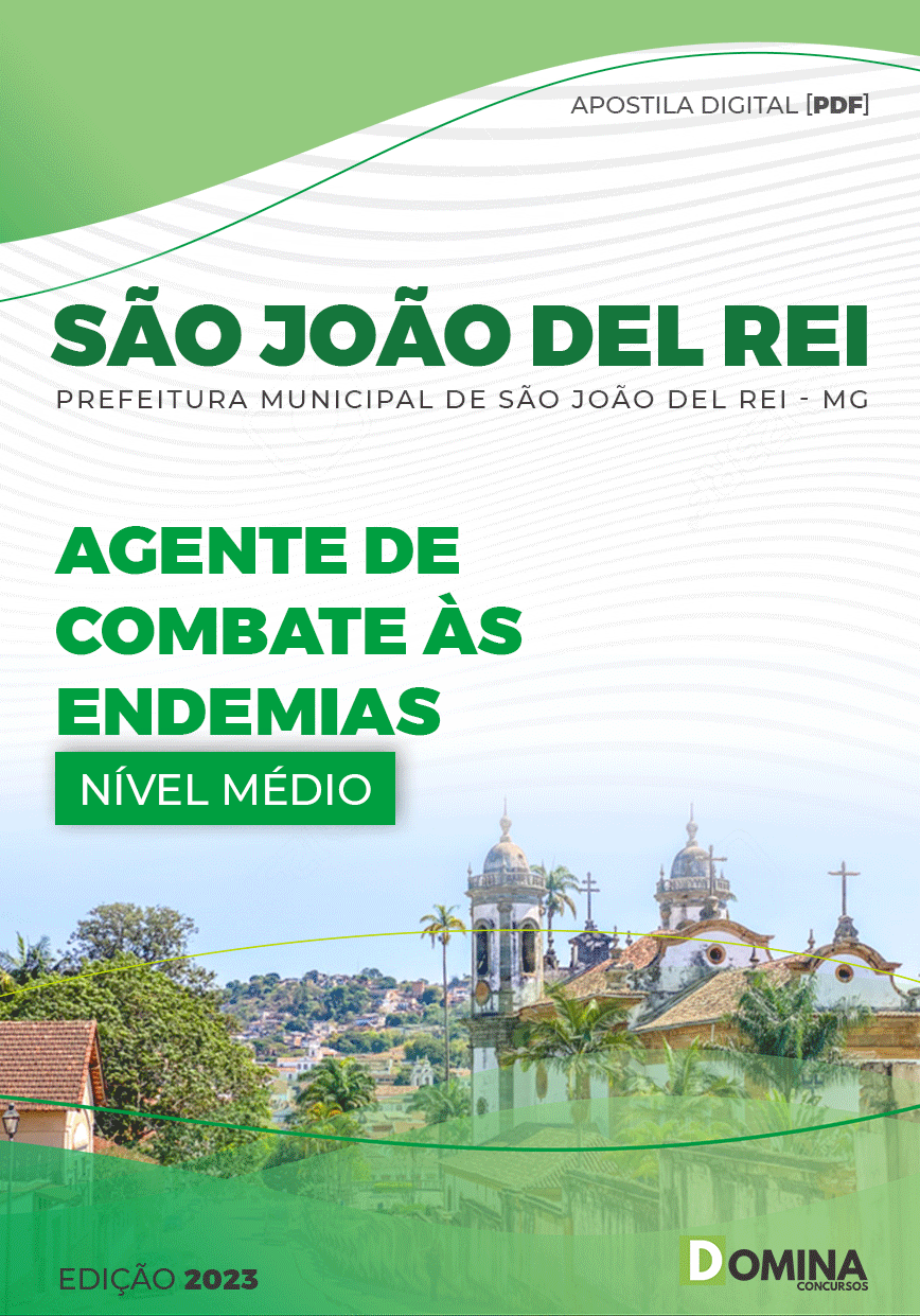 Apostila Pref São João Del Rei MG 2023 Agente Combate Endemias