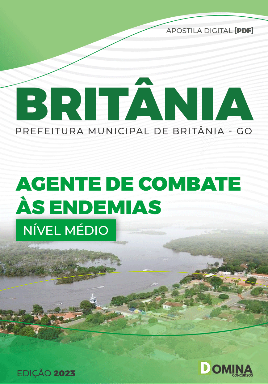 Apostila Pref Britânia GO 2023 Agente Combate Endemias