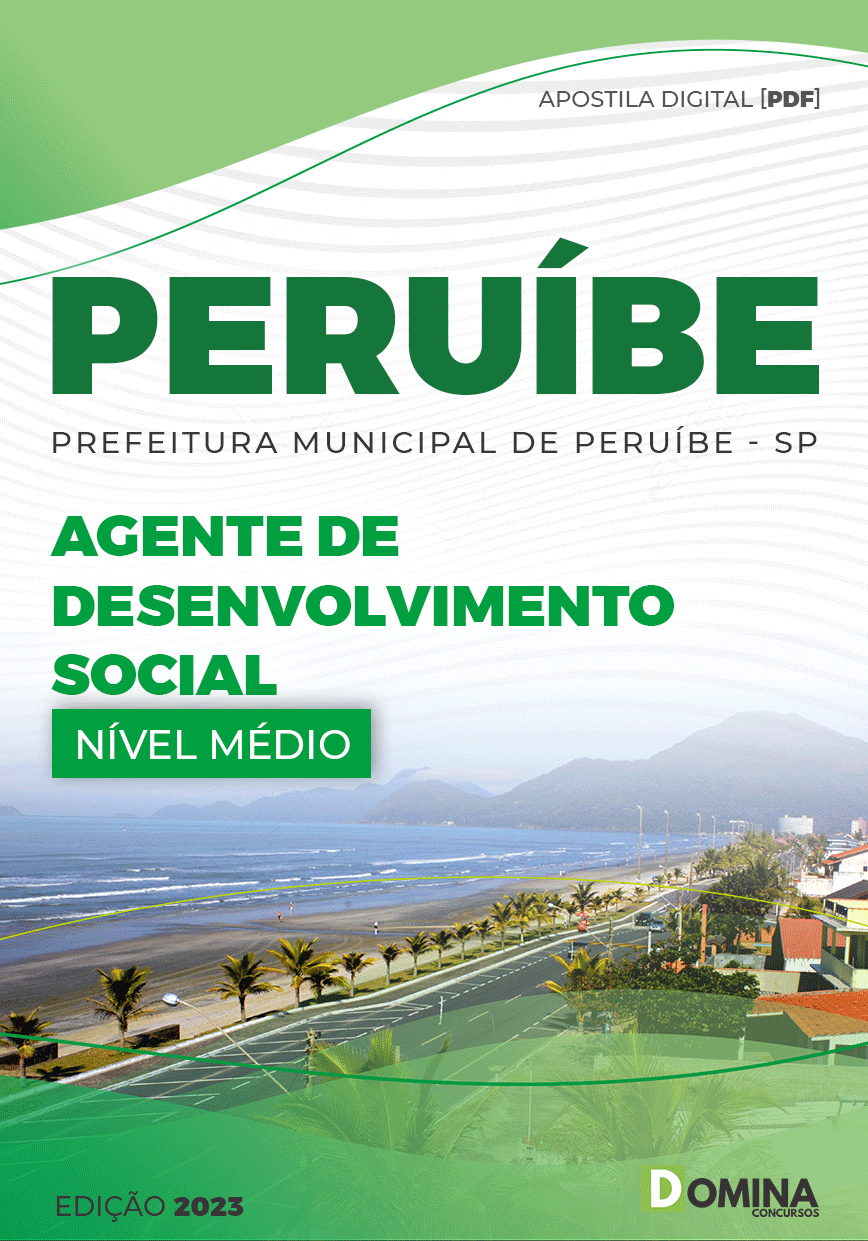 Apostila Pref Estância Balneária Peruíbe SP 2023 Agente Desenv Social