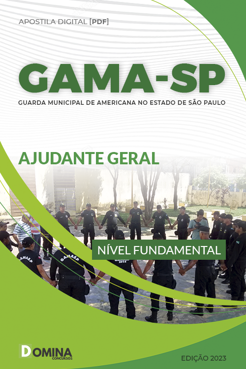 Apostila Guarda Municipal Americana SP 2023 Ajudante Geral