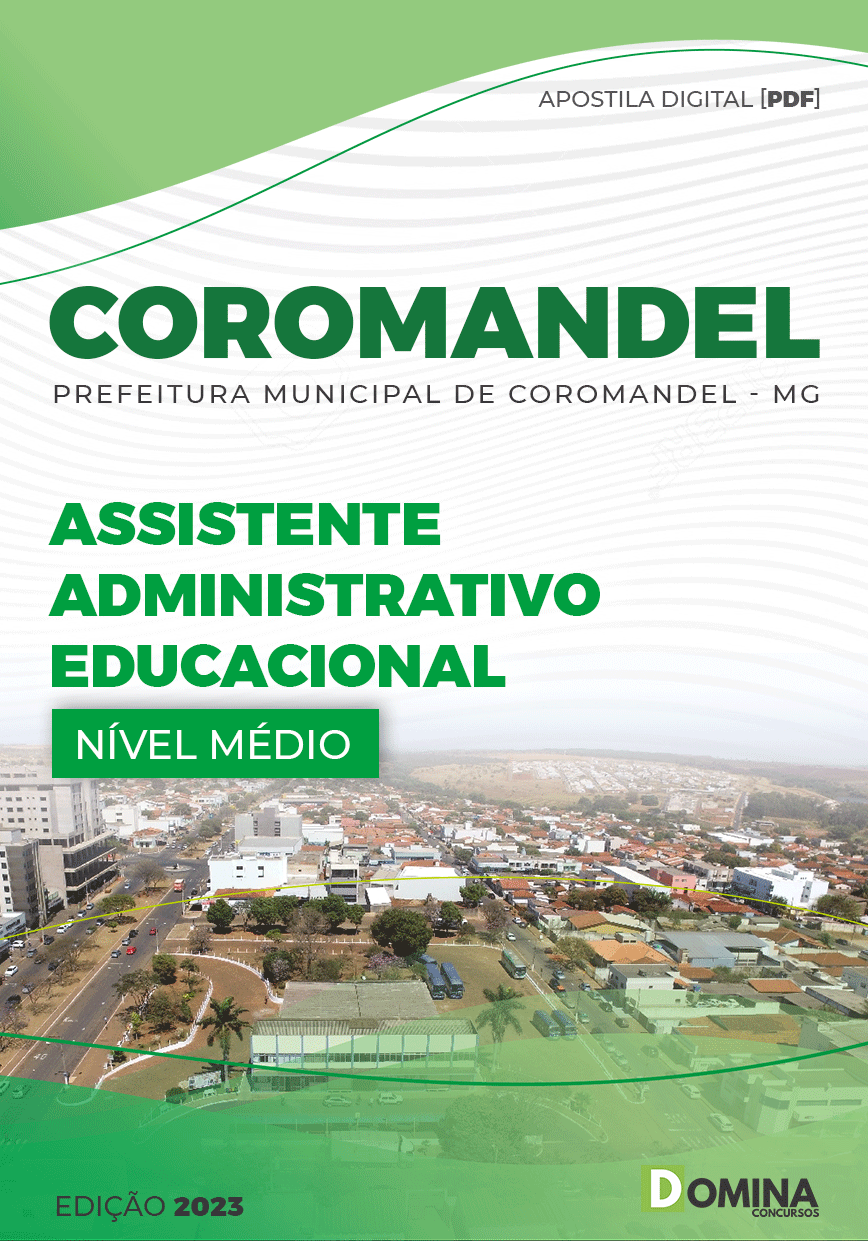 Apostila Pref Coromandel MG 2023 Assistente Adm Educacional