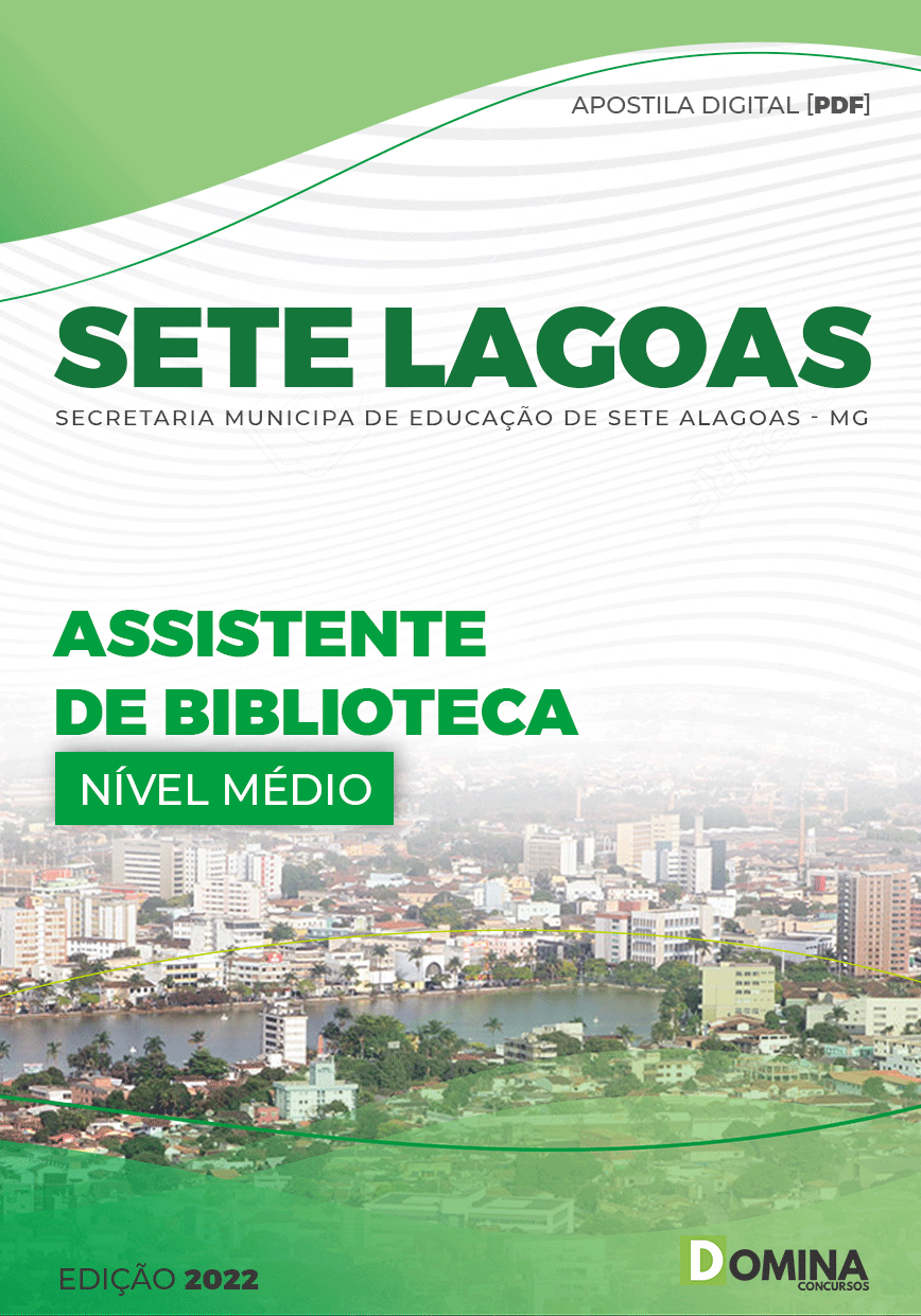 Apostila Pref Sete Lagoas MG 2023 Assistente Biblioteca