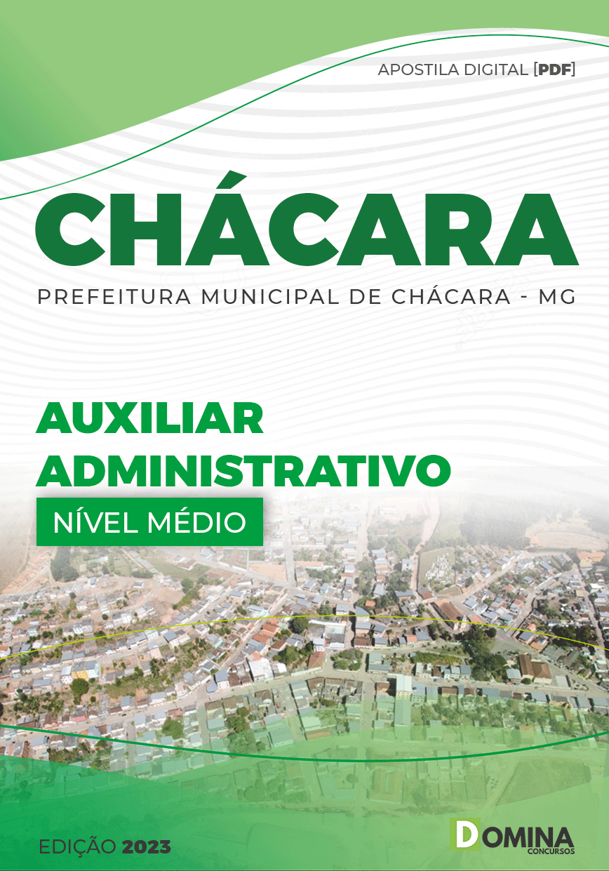 Apostila Concurso Pref Chácara MG 2023 Auxiliar Administrativo