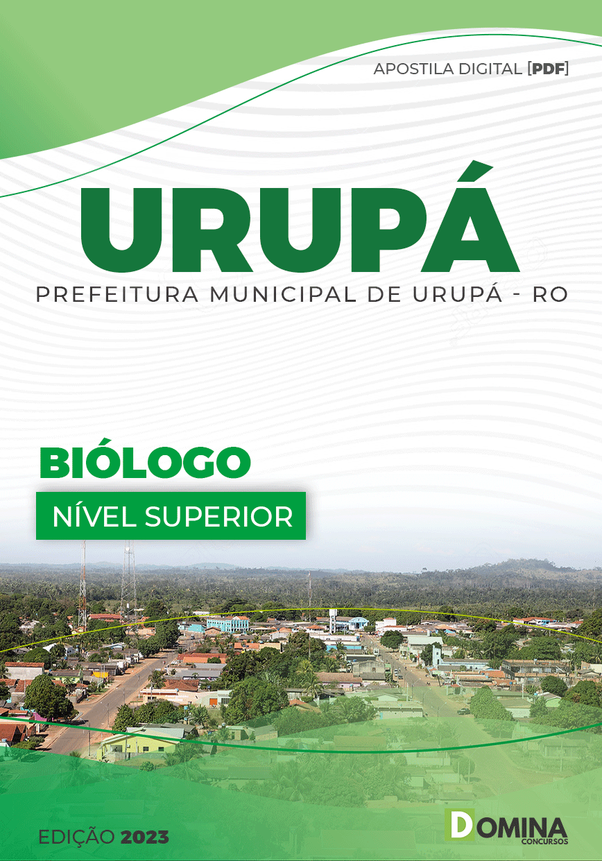 Apostila Digital Concurso Pref Urupá RO 2023 Biólogo