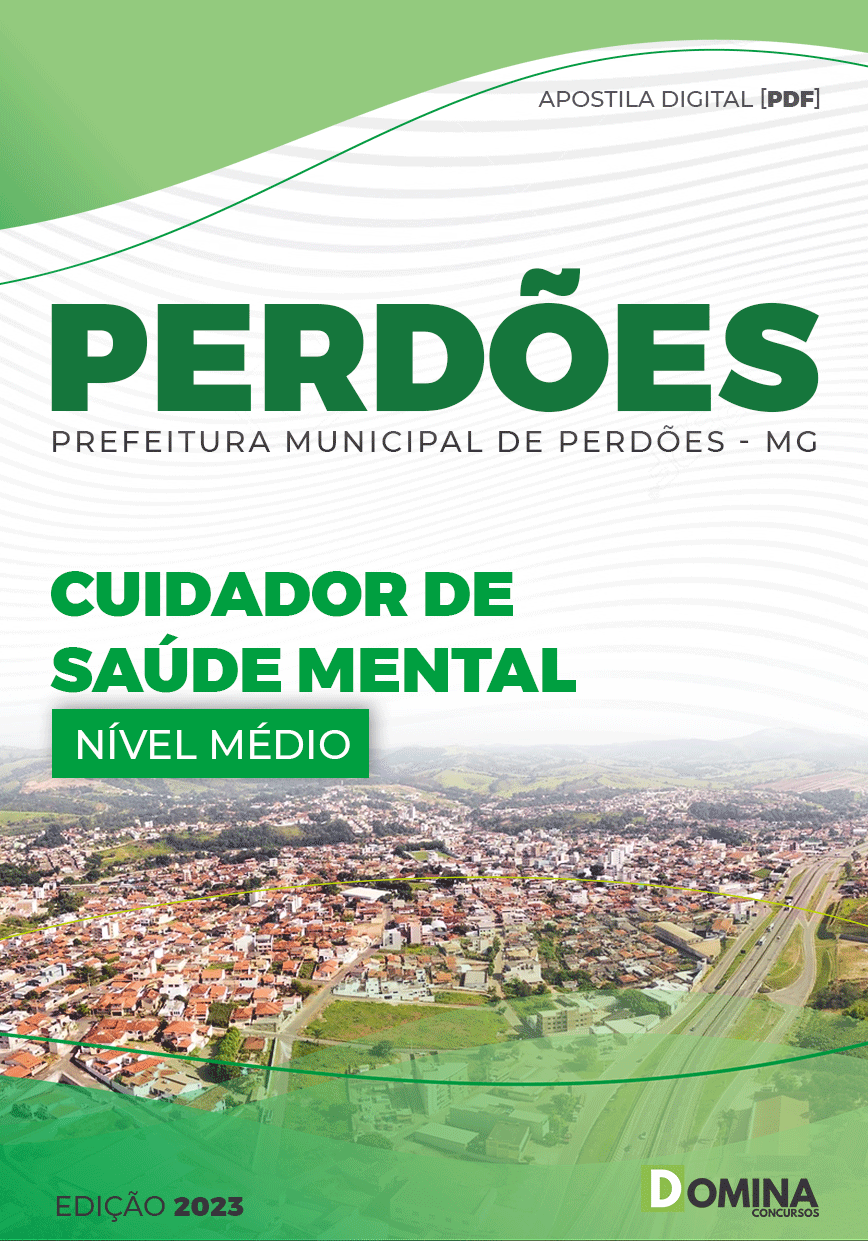 Apostila Pref Perdões MG 2023 Cuidador Saúde Metal