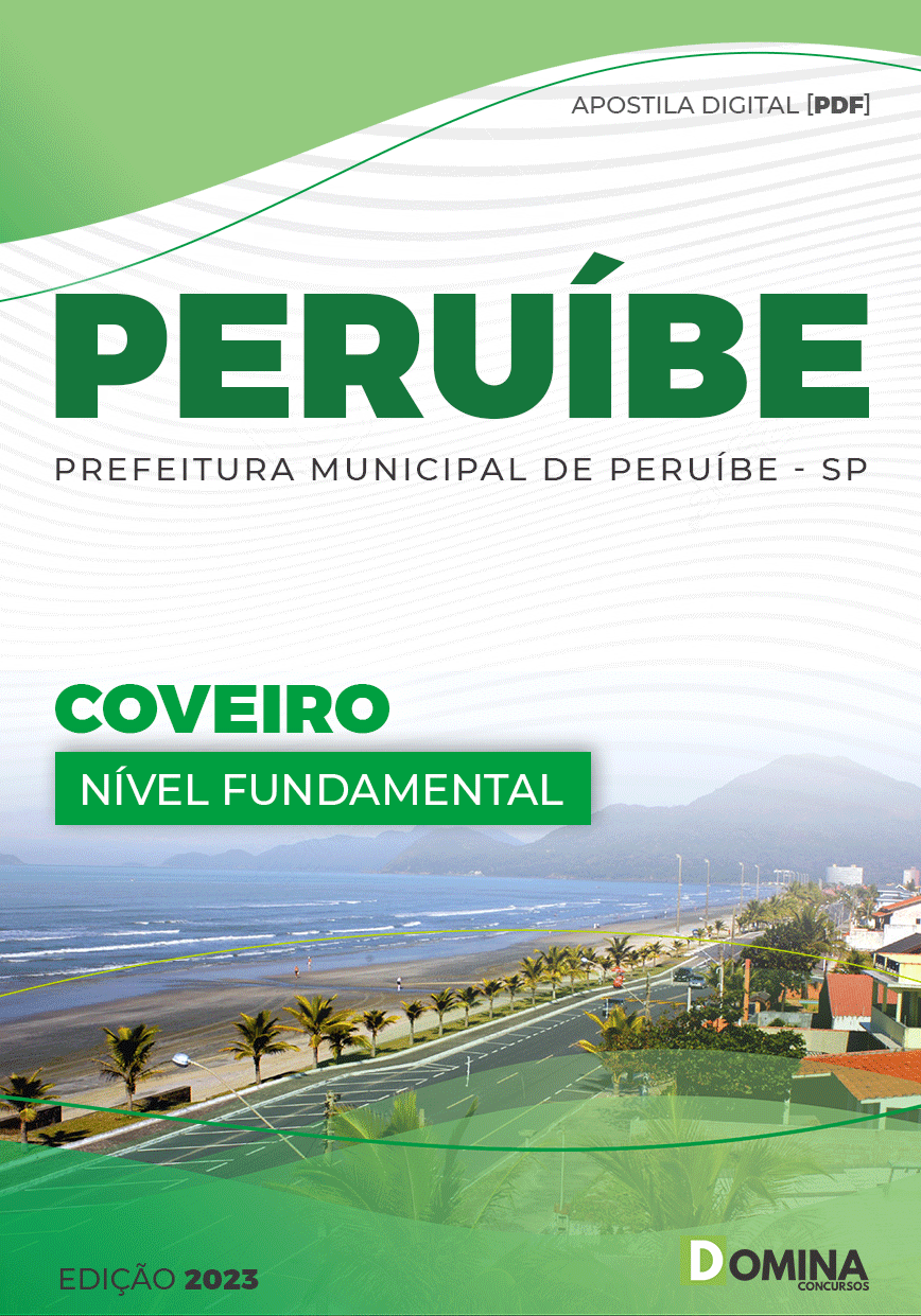 Apostila Pref Estância Balneária Peruíbe SP 2023 Coveiro