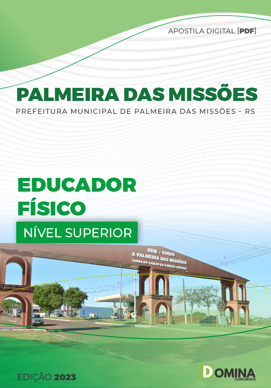 Apostila Pref Palmeira Missões RS 2023 Educador Físico