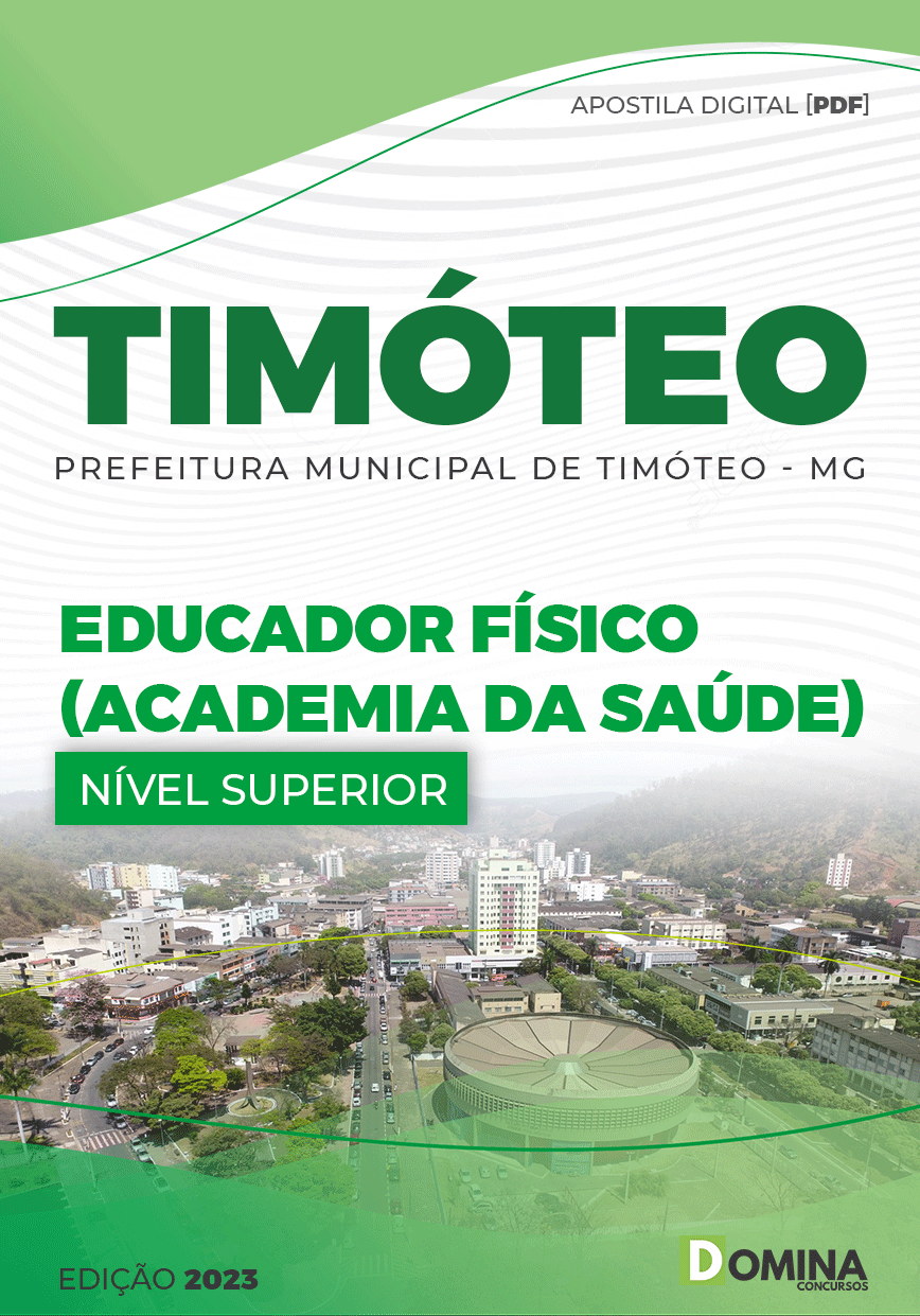 Apostila Pref Timóteo MG 2023 Educador Físico Academia da Saúde
