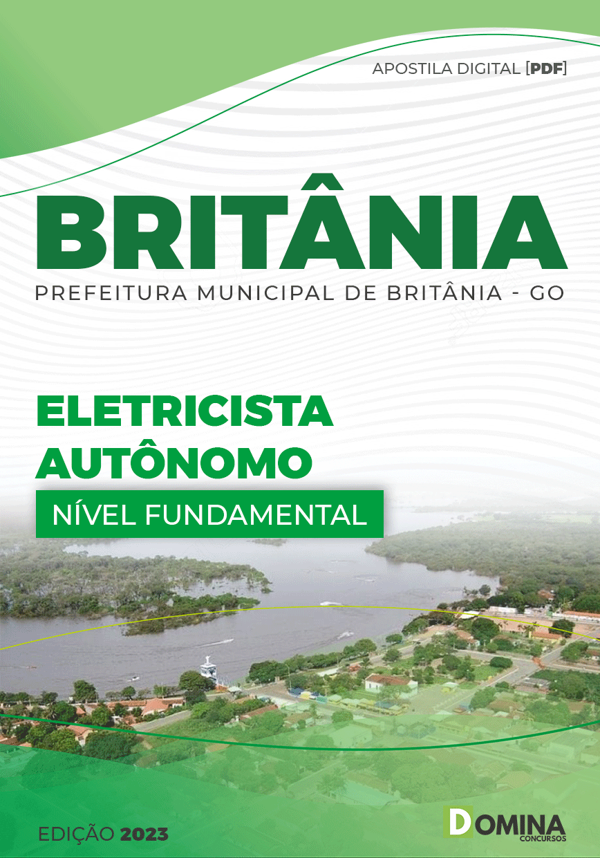 Apostila Pref Britânia GO 2023 Eletricista Automotivo