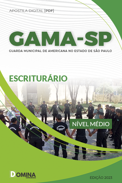 Apostila Guarda Municipal Americana SP 2023 Escriturário