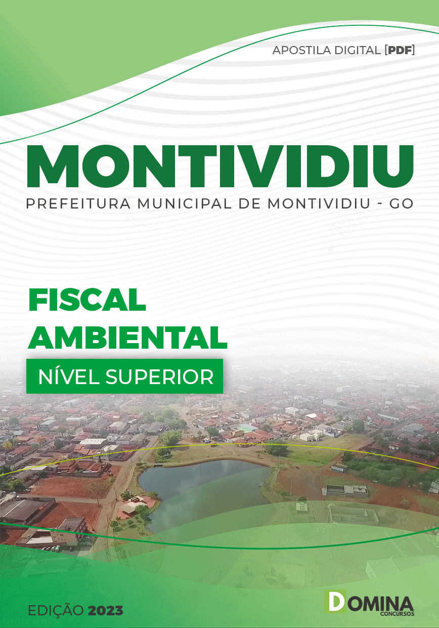 Apostila Digital Pref Montividiu GO 2023 Fiscal Ambiental