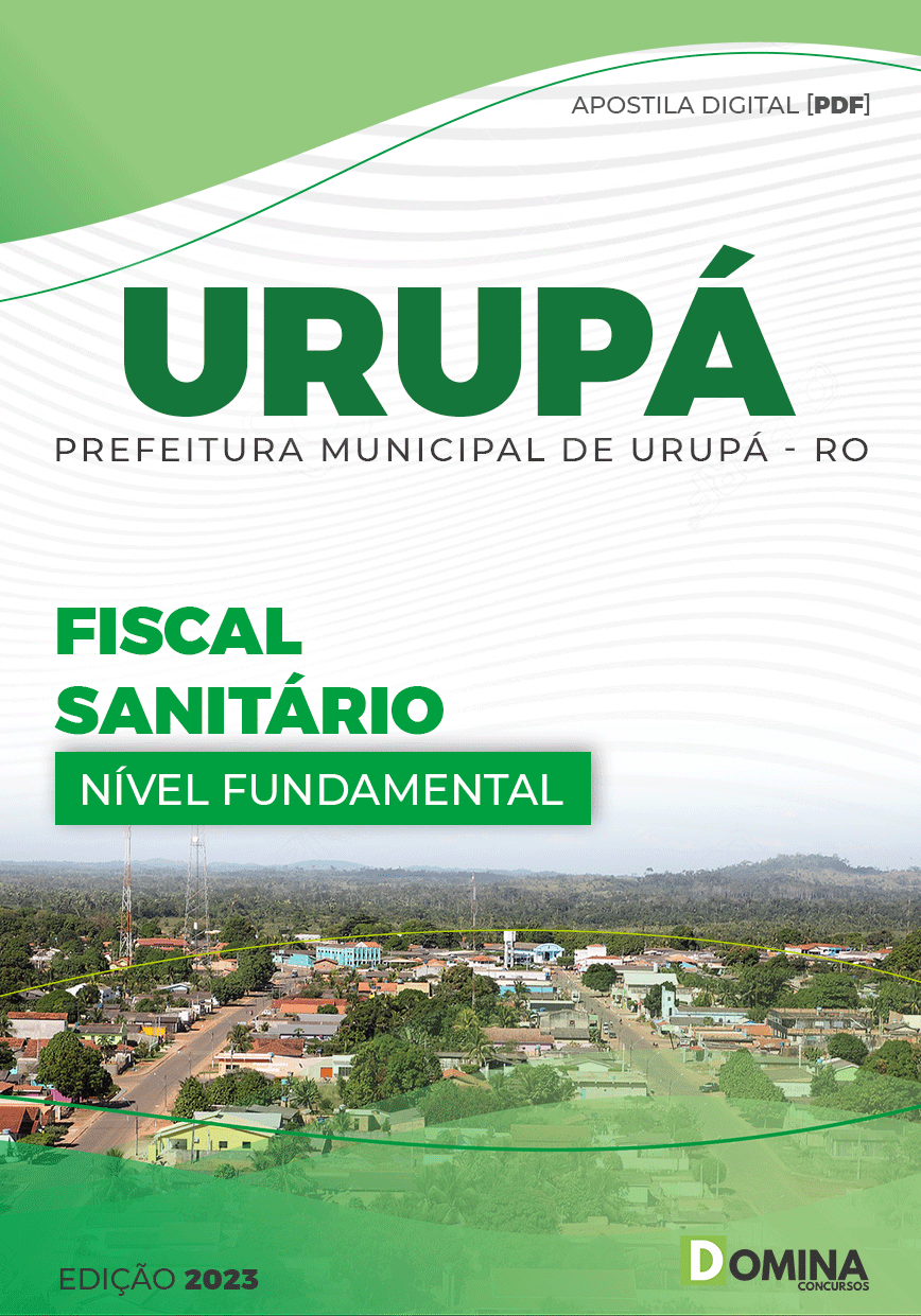 Apostila Digital Pref Urupá RO 2023 Fiscal Sanitário