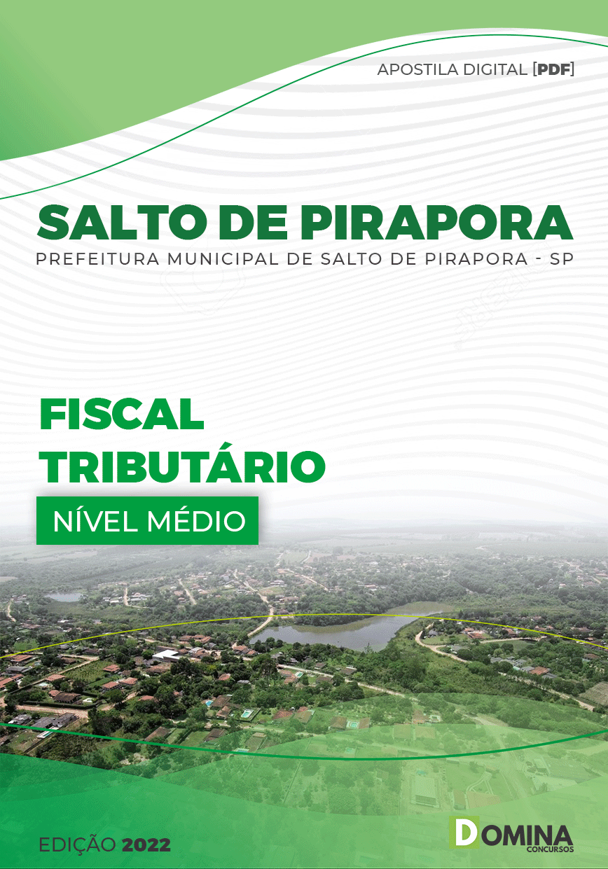Apostila Pref Salto Pirapora SP 2022 Fiscal Tributário