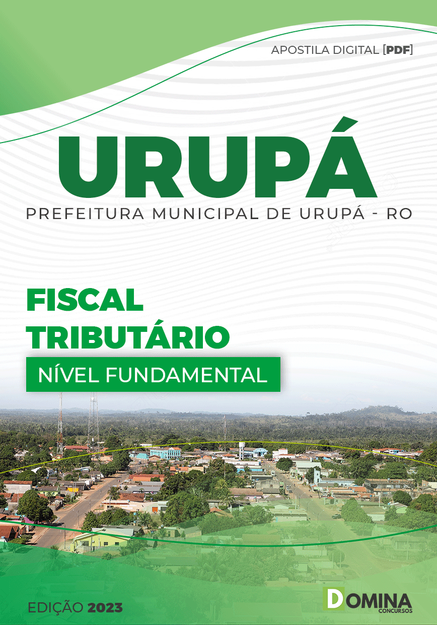 Apostila Digital Pref Urupá RO 2023 Fiscal Tributário