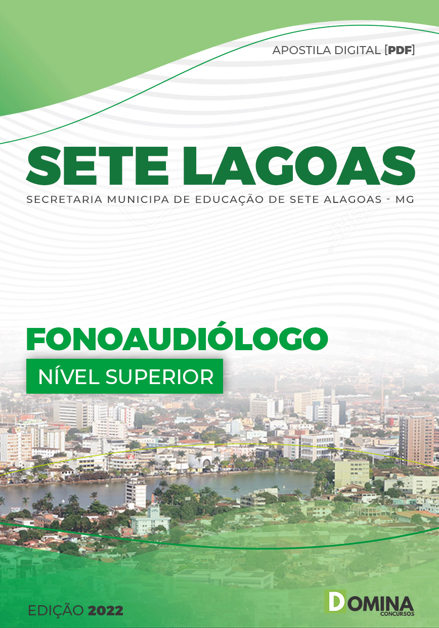 Apostila Digital Pref Sete Lagoas MG 2023 Fonoaudiólogo