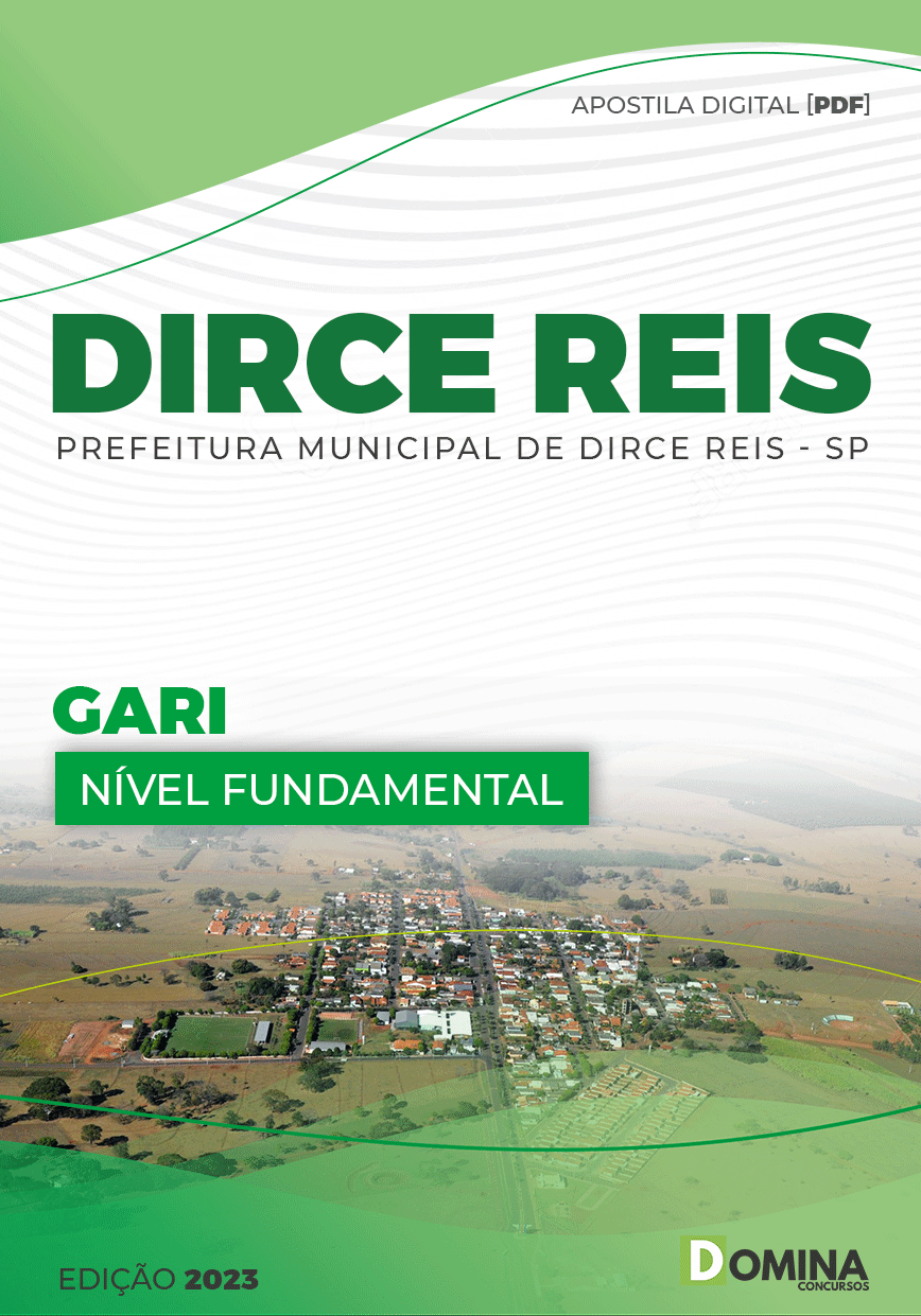 Apostila Digital Concurso Pref Dirce Reis SP 2023 Gari