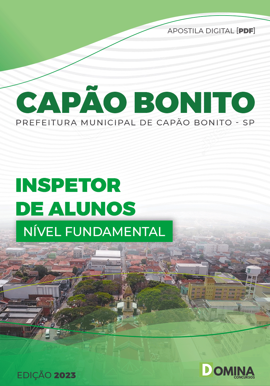 Apostila Digital Pref Capão Bonito SP 2023 Inspetor Alunos