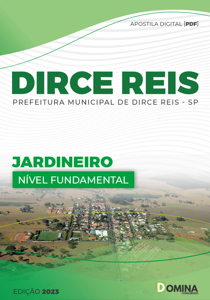 Apostila Concurso Pref Dirce Reis SP 2023 Jardineiro
