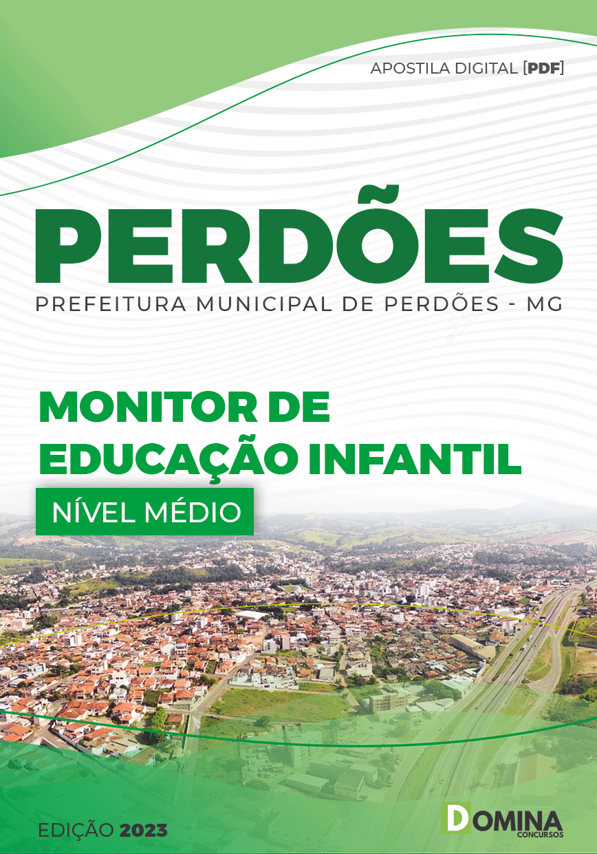 Apostila Pref Perdões MG 2023 Monitor Educação Infantil