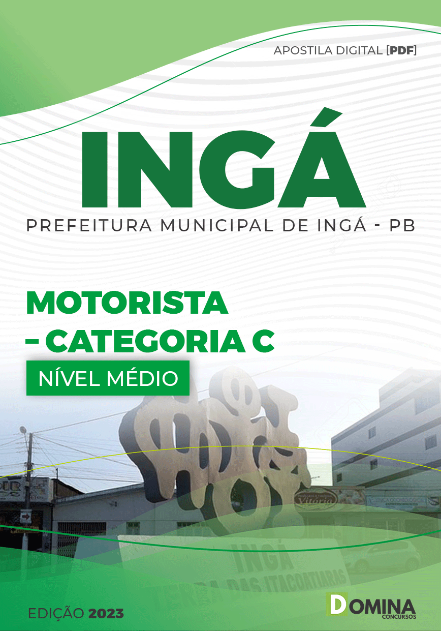 ApostilaApostila Digital Pref Ingá PB 2023 Motorista Categoria C Digital Pref Ingá PB 2023 Motorista Categoria C