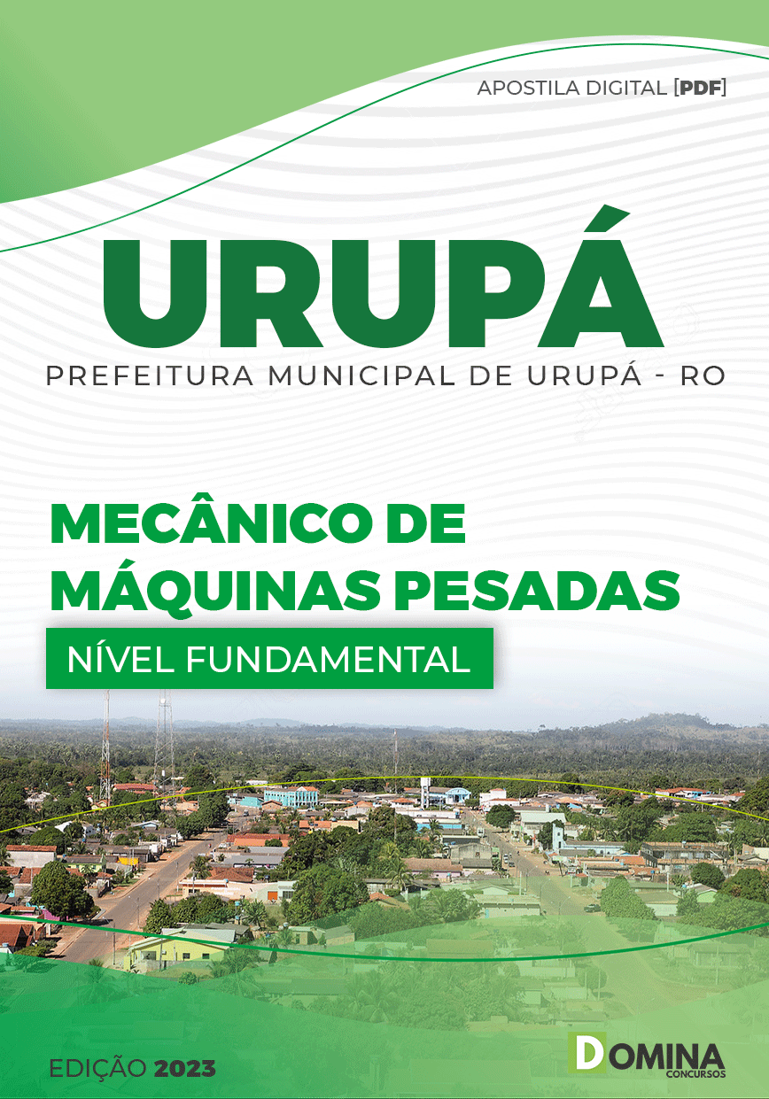 Apostila Pref Urupá RO 2023 Mecânico Máquinas Pesadas