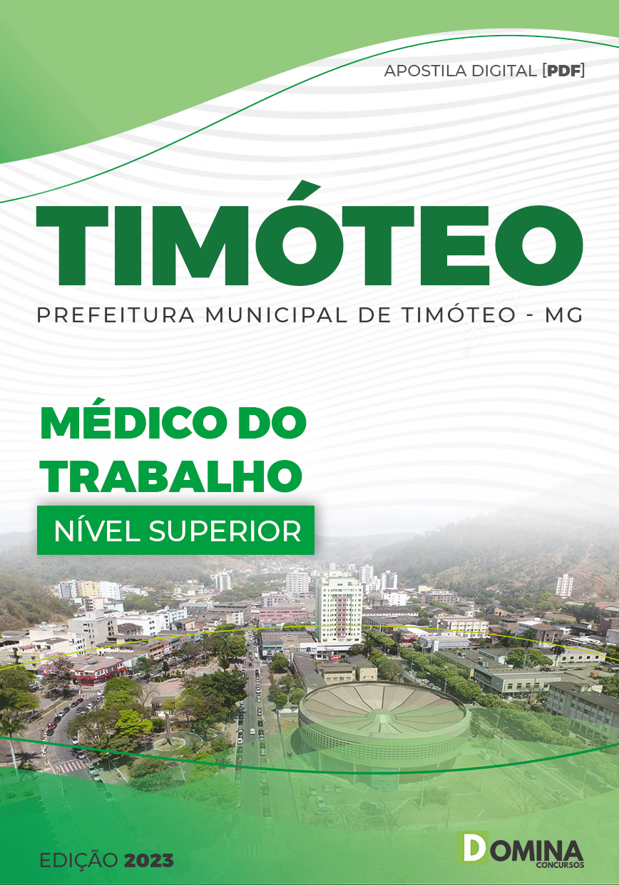 Apostila Seletivo Pref Timóteo MG 2023 Médico do Trabalho