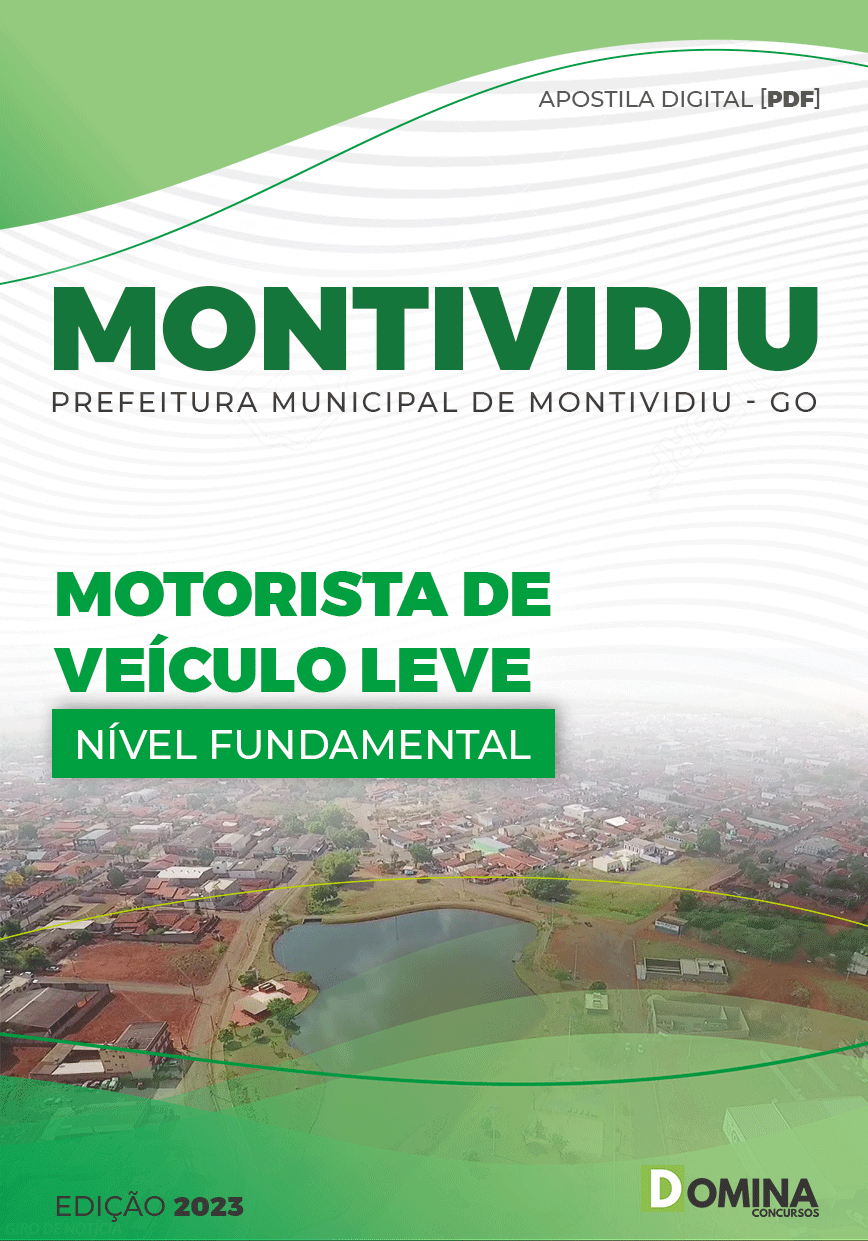 Apostila Concurso Pref Montividiu GO 2023 Motorista Veículo Leve